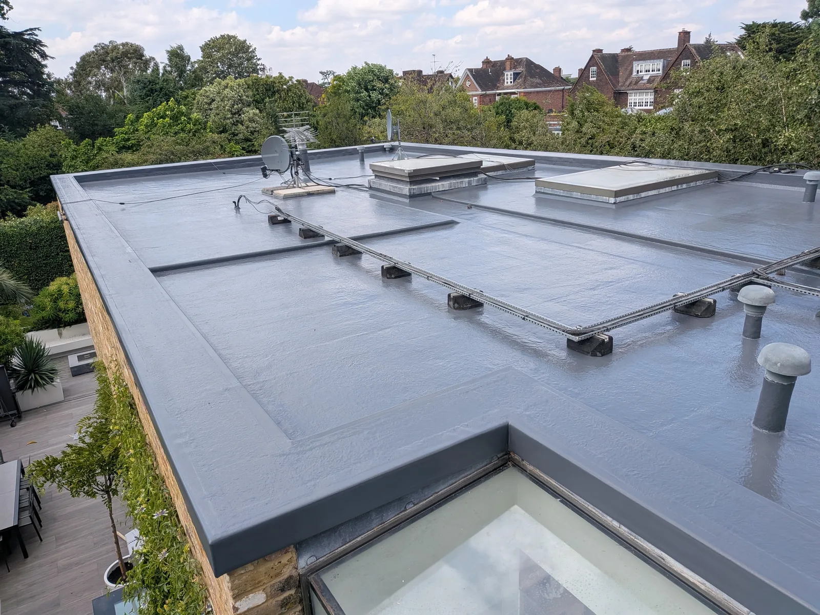 The GRP flat roof named CORC Roof of the Month for August 2026