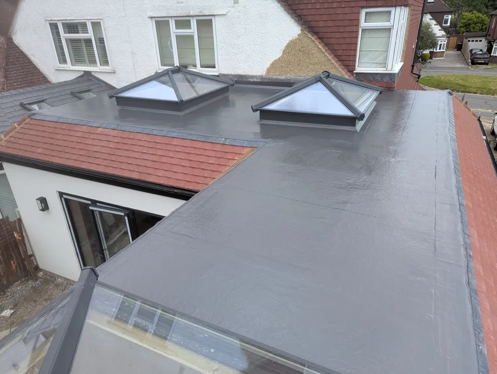 GRP flat roof by Smartseal Flat Roofing, Epsom