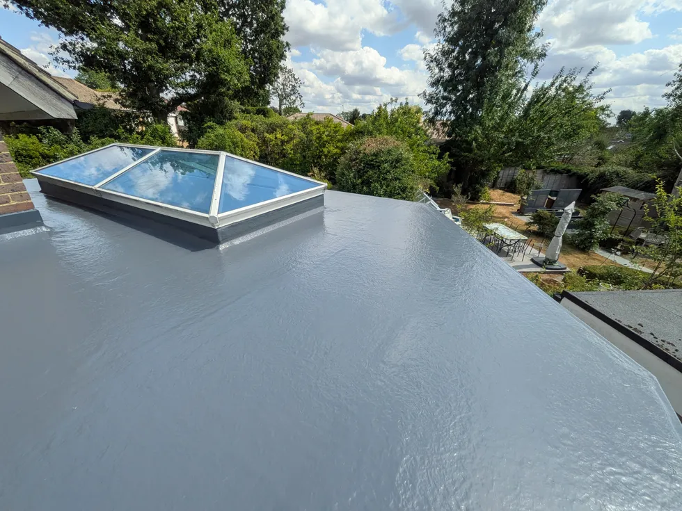 GRP roof overlay by Smartseal Flat Roofing, Godstone