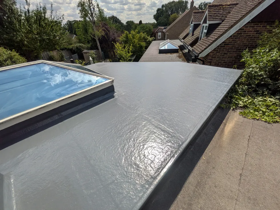 GRP roof overlay by Smartseal Flat Roofing, Godstone