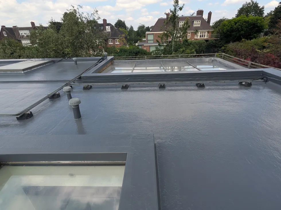 GRP roof overlay by Smartseal Flat Roofing, Putney