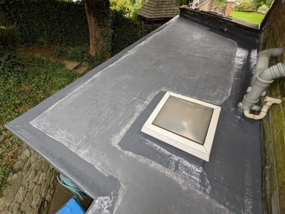 GRP roof overlay by Smartseal Flat Roofing, Oxted