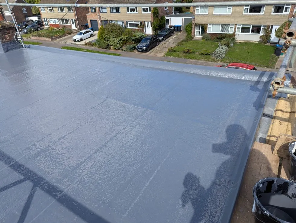 GRP roof overlay by Smartseal Flat Roofing, Oxted