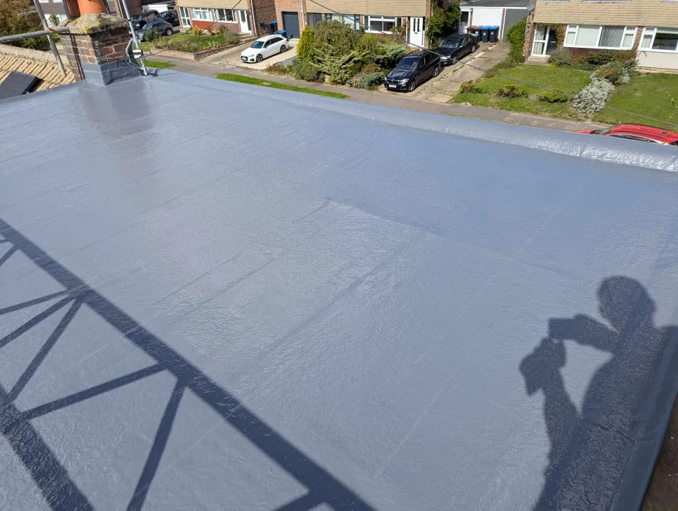 GRP roof overlay by Smartseal Flat Roofing, Oxted