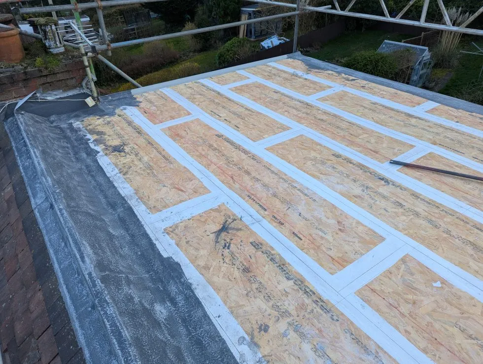 GRP roof overlay by Smartseal Flat Roofing, South East