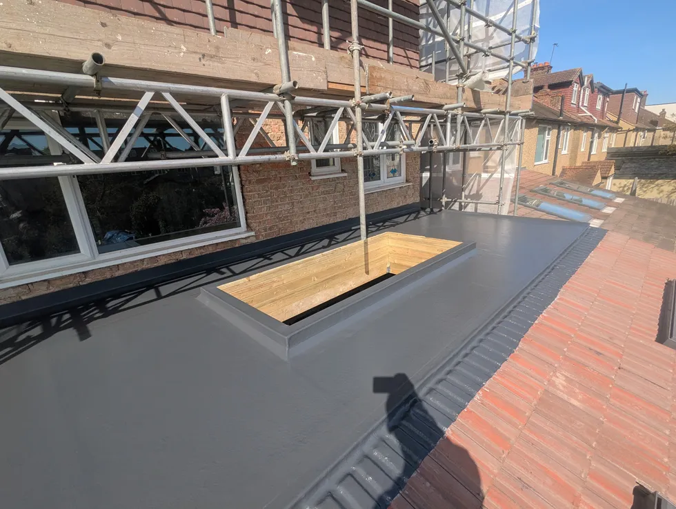 GRP flat roof by Smartseal Flat Roofing, Wimbledon Chase